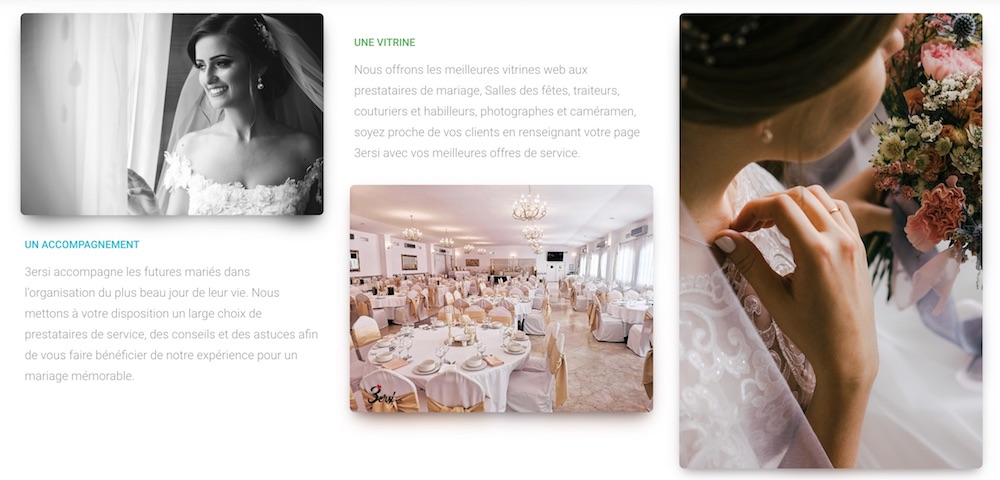Plateforme 3ersi et favoris mariage