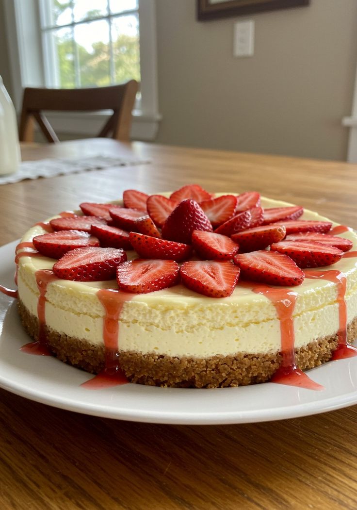 Cheesecake aux fraises