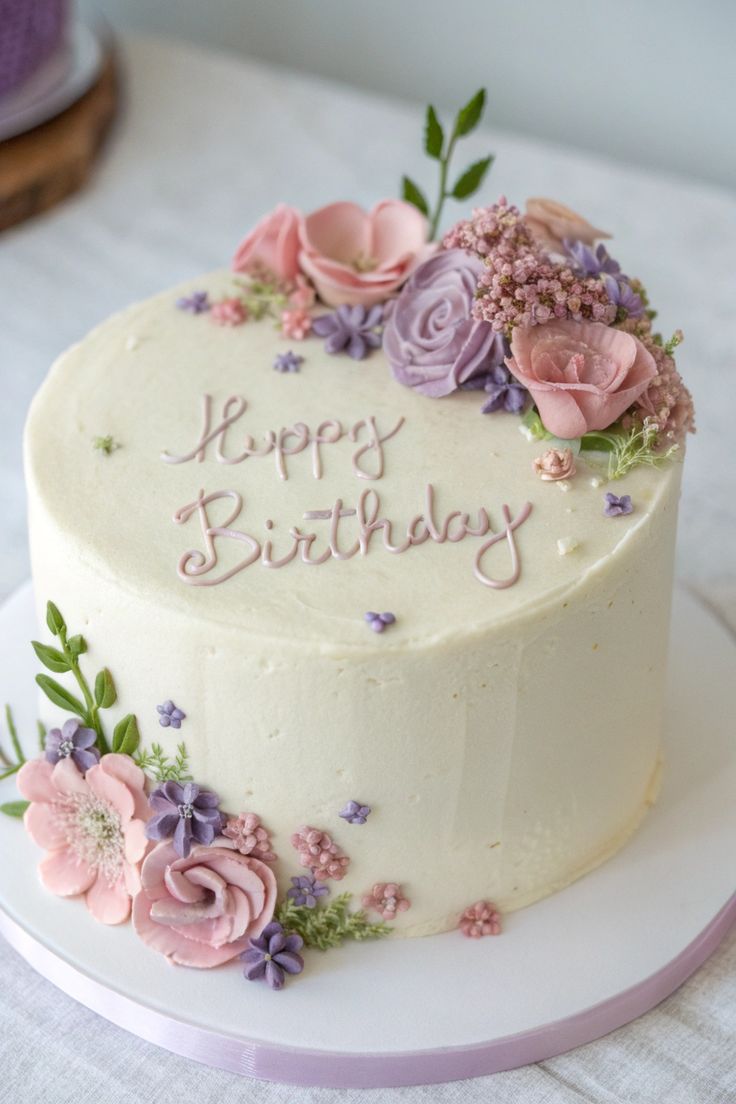 Gâteau élégant style minimaliste