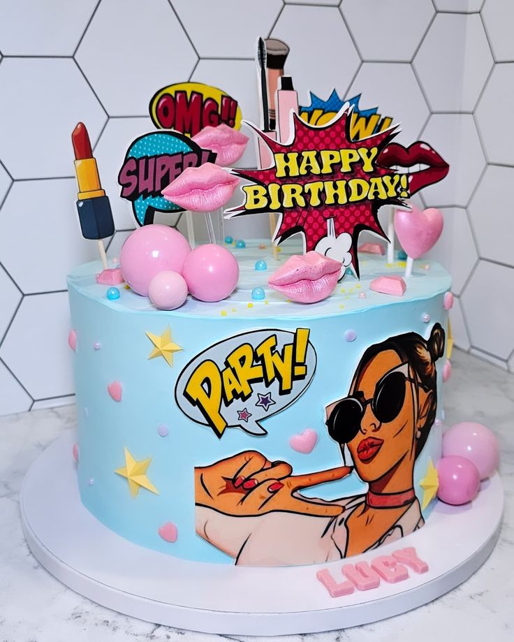 Gâteau pop culture personnalisé