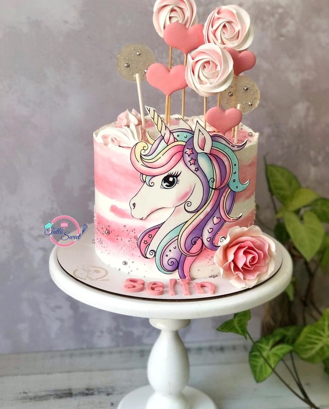 wedding and birthday cake