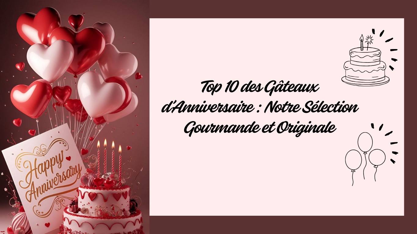 Gâteaux d’anniversaire originaux – Top 10 des idées créatives